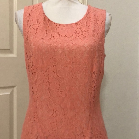 Tommy Hilfiger Women's Drop Waist Lace Sheath Dress - Picture 3 of 8